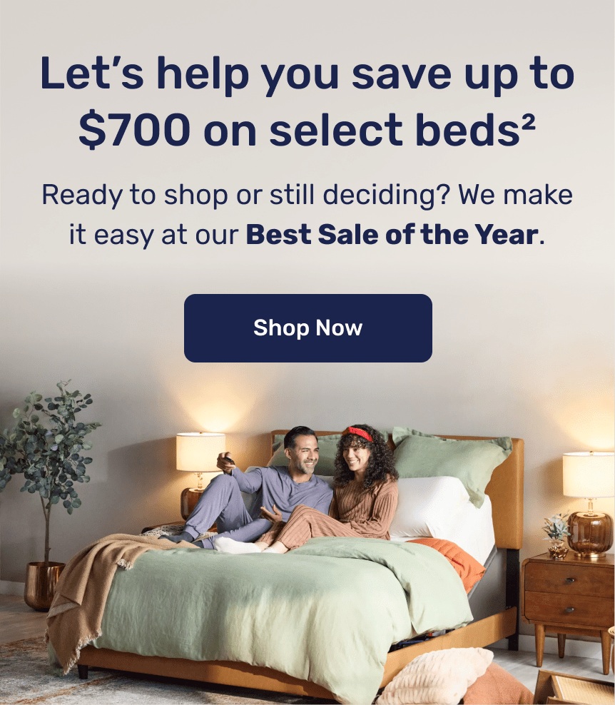 Memorial Day Sale: Save up to $700 + FREE adjustable base³ on select mattresses.